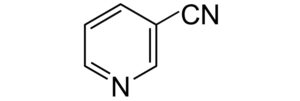 有機中間体、化合物cas番号100-54-9 3-Cyanopyrideneの構造式画像