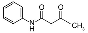 有機中間体、化合物cas番号102-01-2 Acetoacetanilideの構造式画像