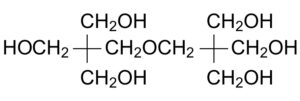 有機中間体、化合物cas番号126-58-9 Dipentaerythritolの構造式画像