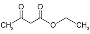 有機中間体、化合物cas番号141-97-9 Ethyl Acetoacetatの構造式画像