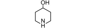 有機中間体、化合物cas番号5382-16-1 4-Hydroxypiperidineの構造式画像