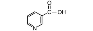 有機中間体、化合物cas番号59-67-6  Nicotinic Acidの構造式画像