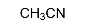 有機中間体、化合物cas番号75-05-8 Acetonitrileの構造式画像