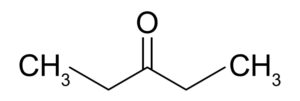 有機中間体、化合物cas番号96-22-0　3-Pentanoneの構造式画像
