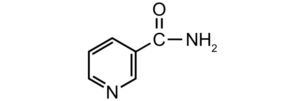 有機中間体、化合物cas番号98-92-0 Nicotinamideの構造式画像