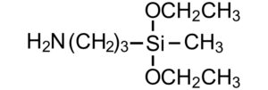 有機シラン化合物cas番号3179-76-8 3-Aminopropyldiethoxymethylsilaneの構造式画像