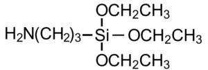 有機シラン化合物cas番号3277-26-7Aminopropyltriethoxysilaneの構造式画像
